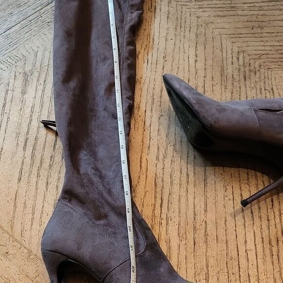 Steve Madden gray Suede high boots size 7 - Picture 11 of 15